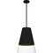 Quoizel Peregrine Mid Pendant 1 Light Brushed Black PRG1514BBK - alternate 1